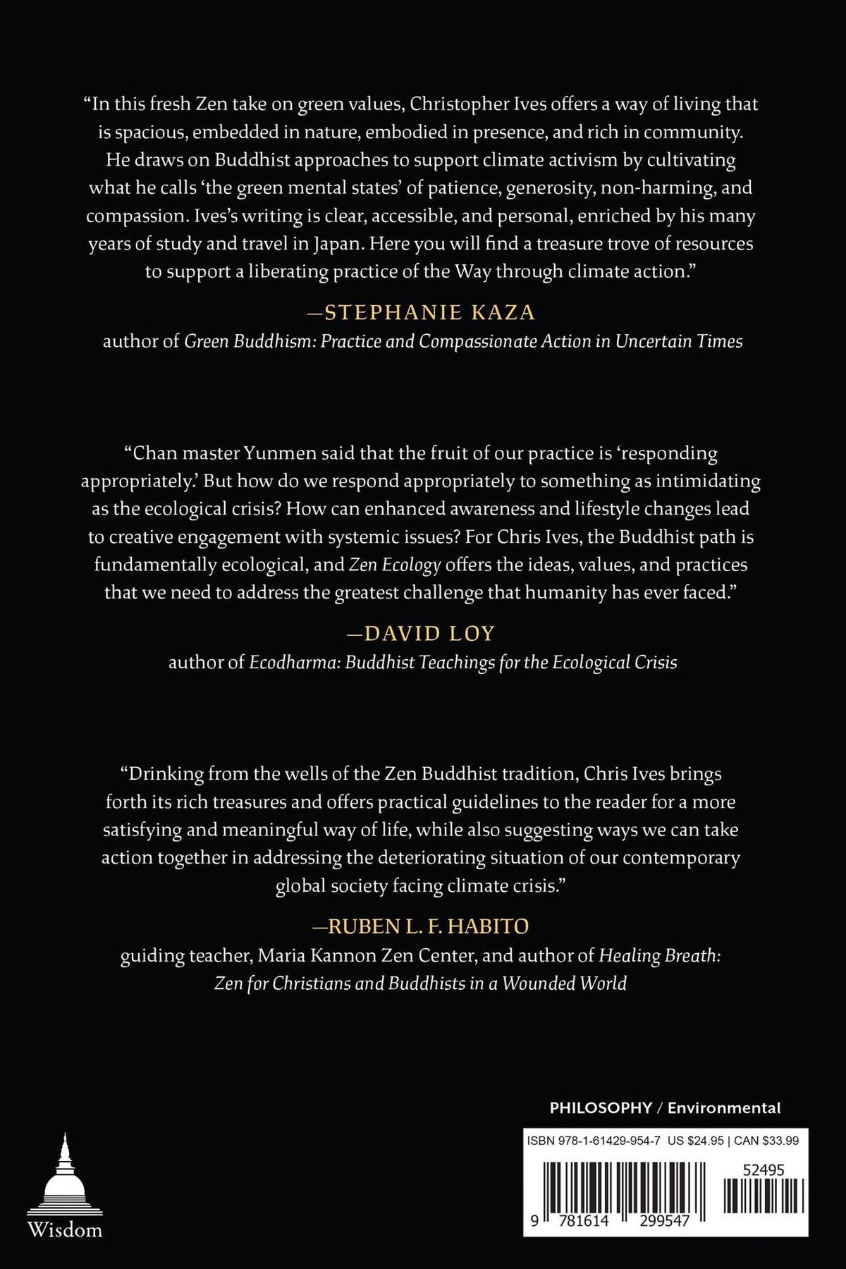 Zen Ecology: Green and Engaged Living in Response to the Climate Crisis
