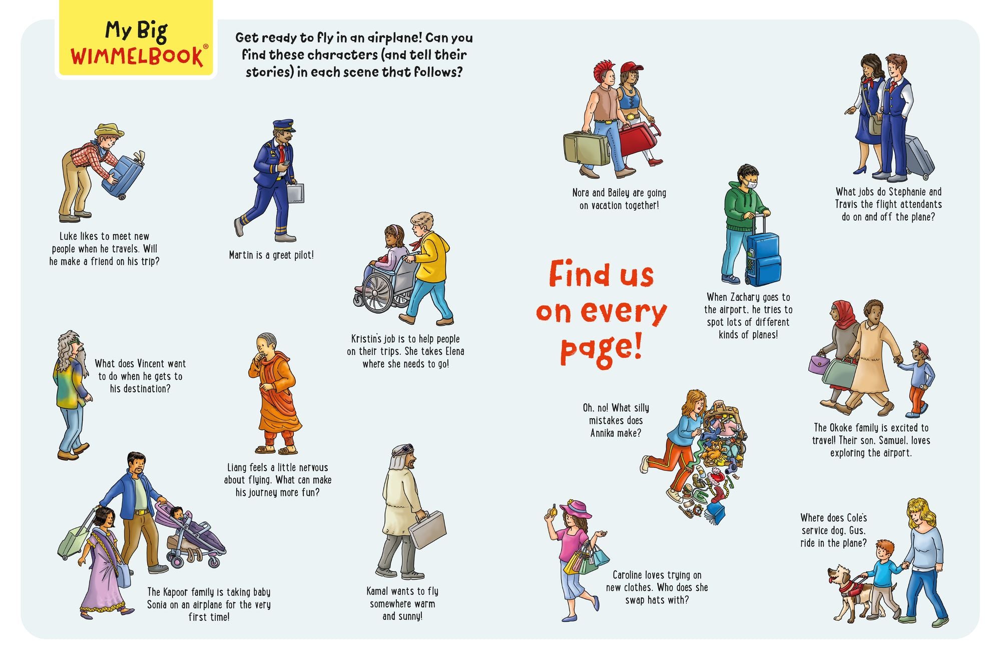 My Big Wimmelbook®-At the Airport: A Look-and-Find Book (Kids Tell the Story)