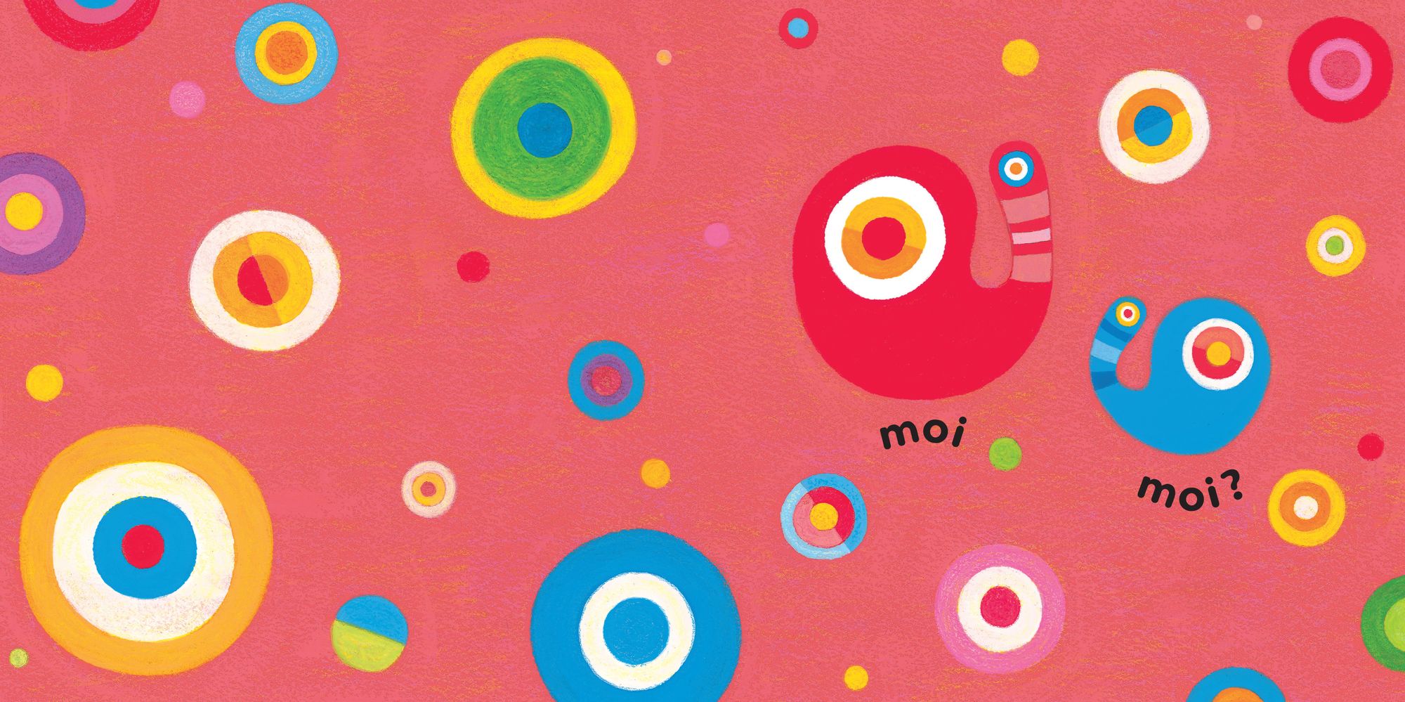 Moimoi - Look at Me!: A High Contrast, High Color Board Book with Shapes, Colors, and Sounds to Soothe Your Crying Baby