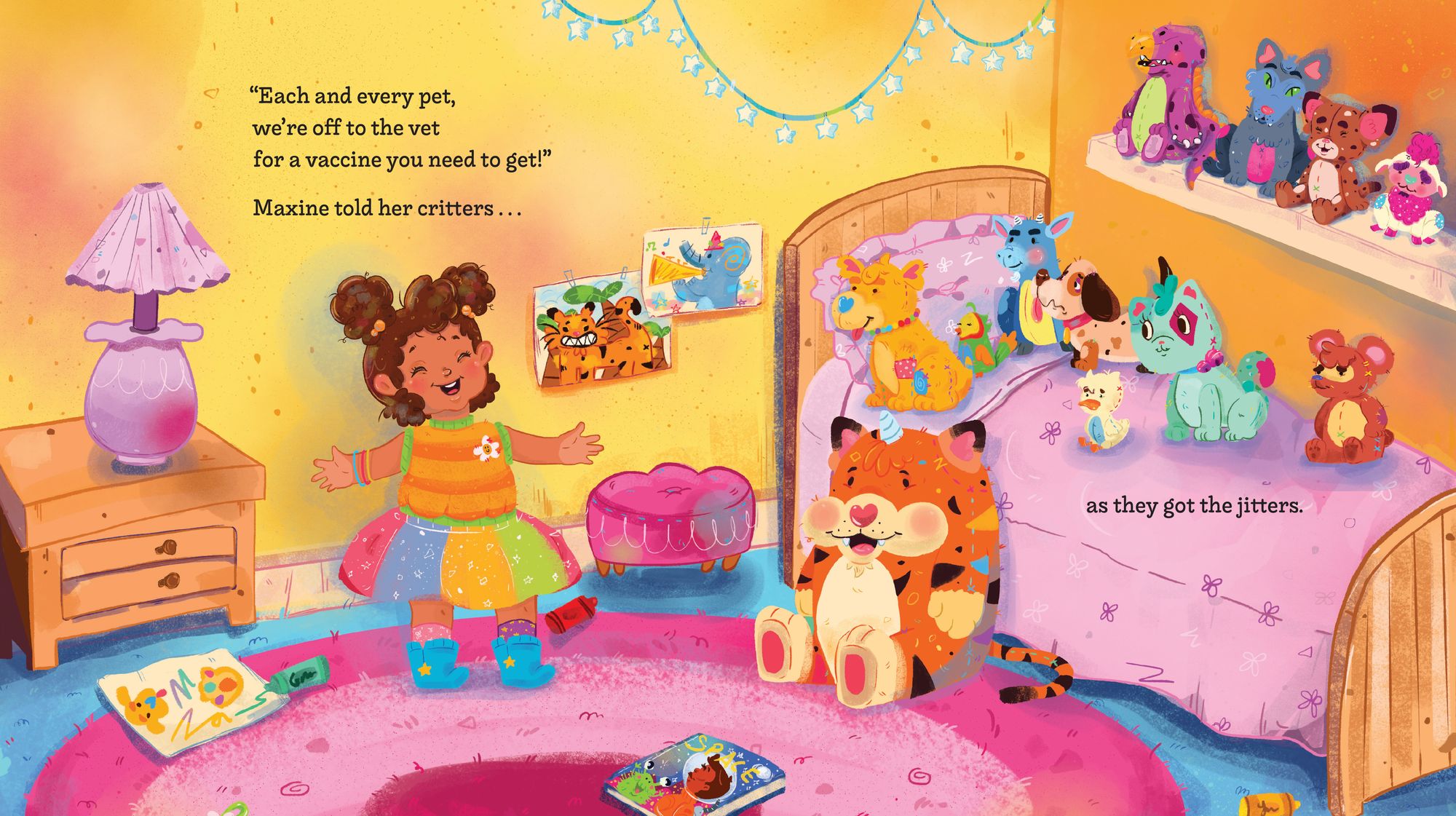 Maxine's Critters Get the Vaccine Jitters: A cheerful and encouraging story to soothe kids' vaccine fears