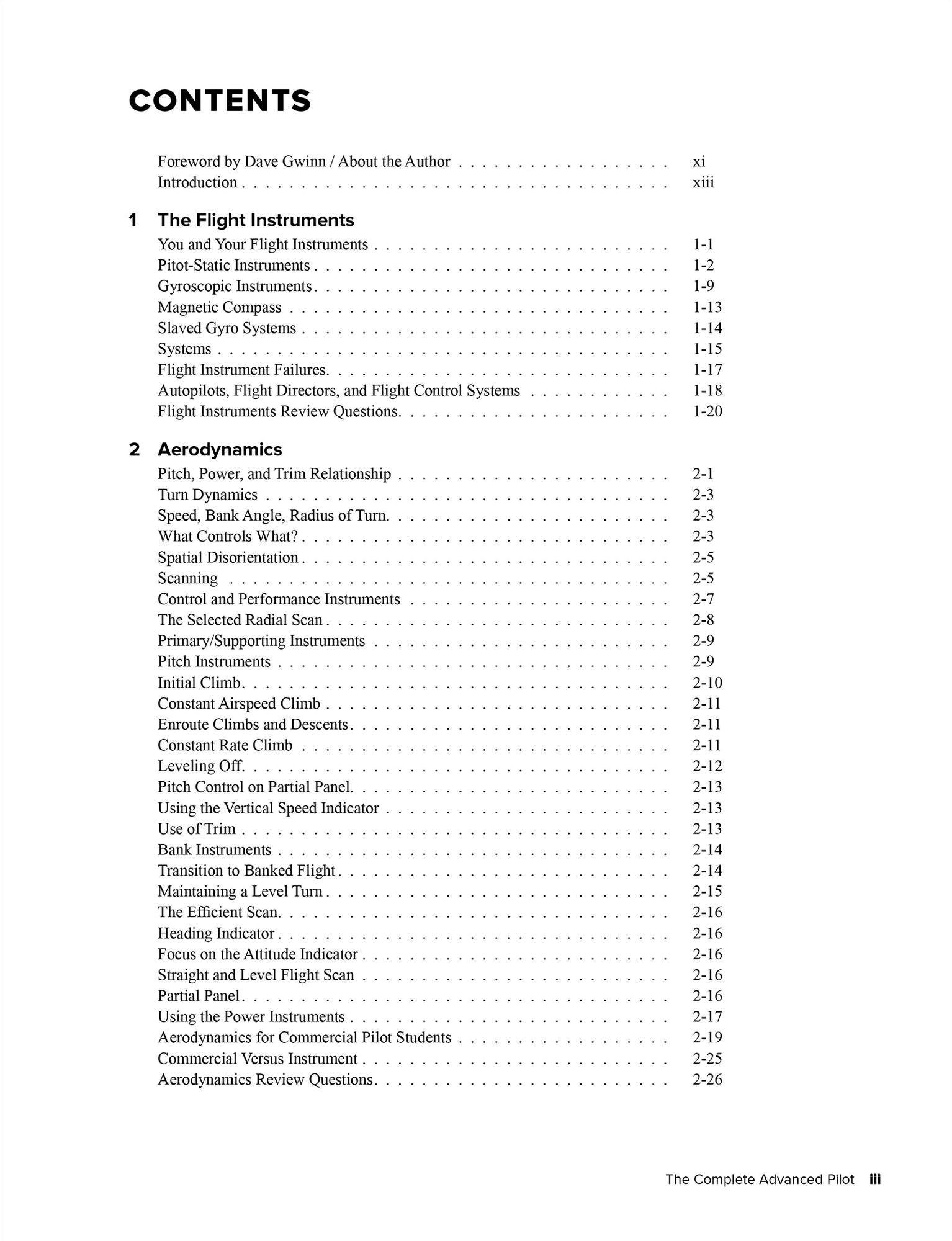 The Complete Advanced Pilot: A Combined Commercial and Instrument Course