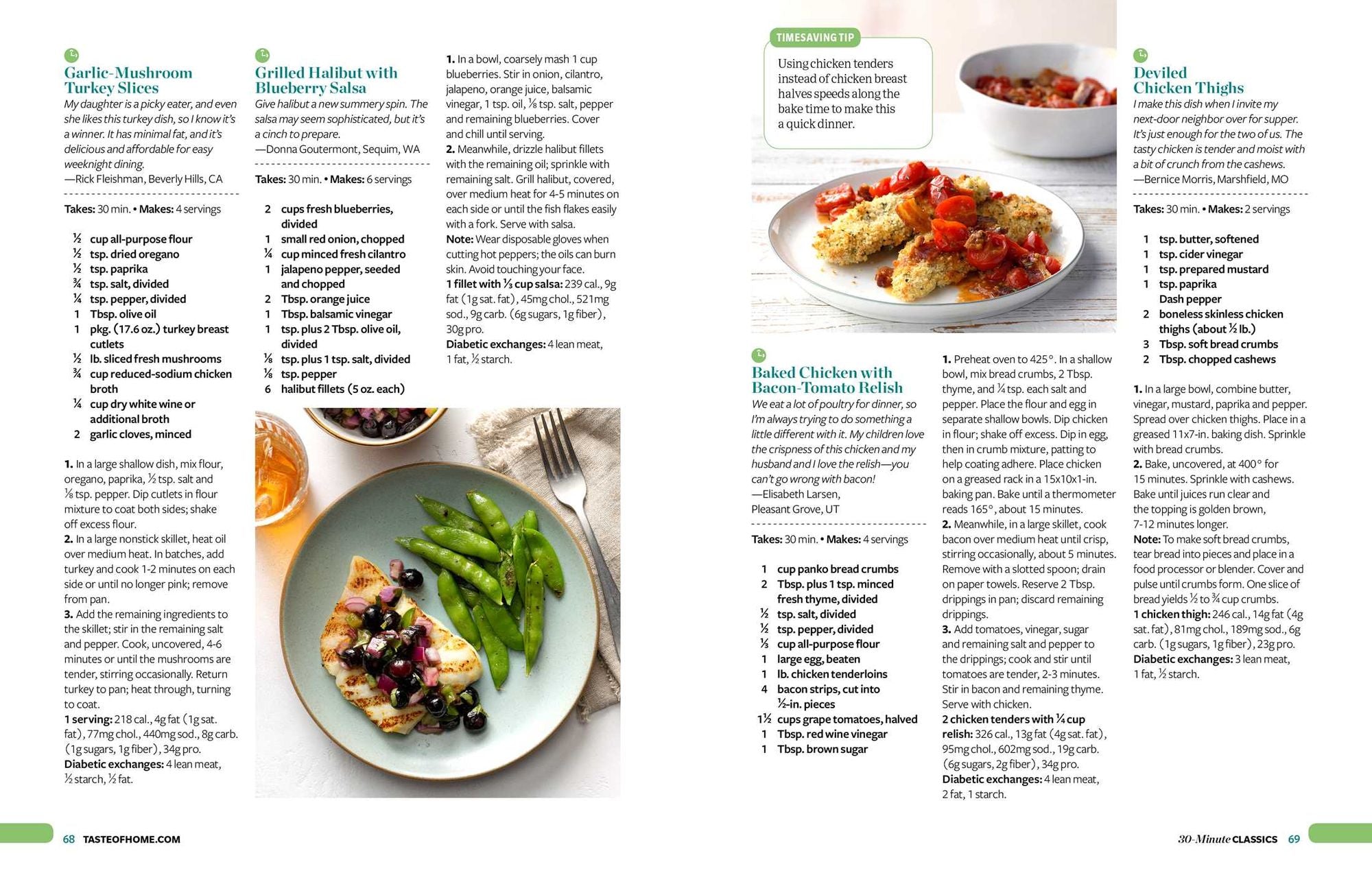 Taste of Home Light & Easy Weeknight Cooking: 307 Healthy Recipes for Quick & Delicious Meals