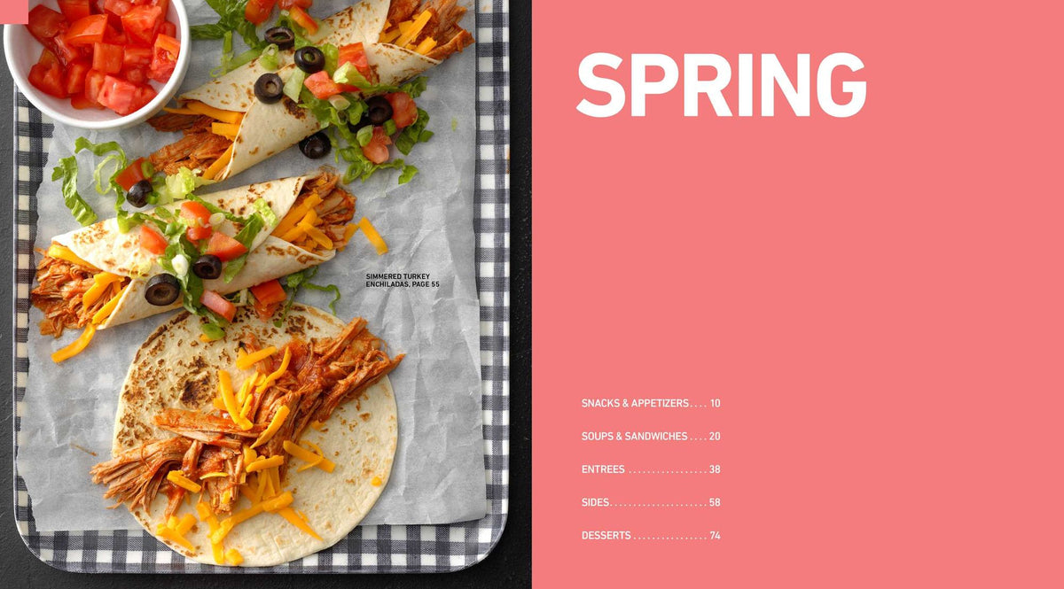 Taste of Home Slow Cooker Through the Seasons: 350+ Seasonal Recipes For Busy Families