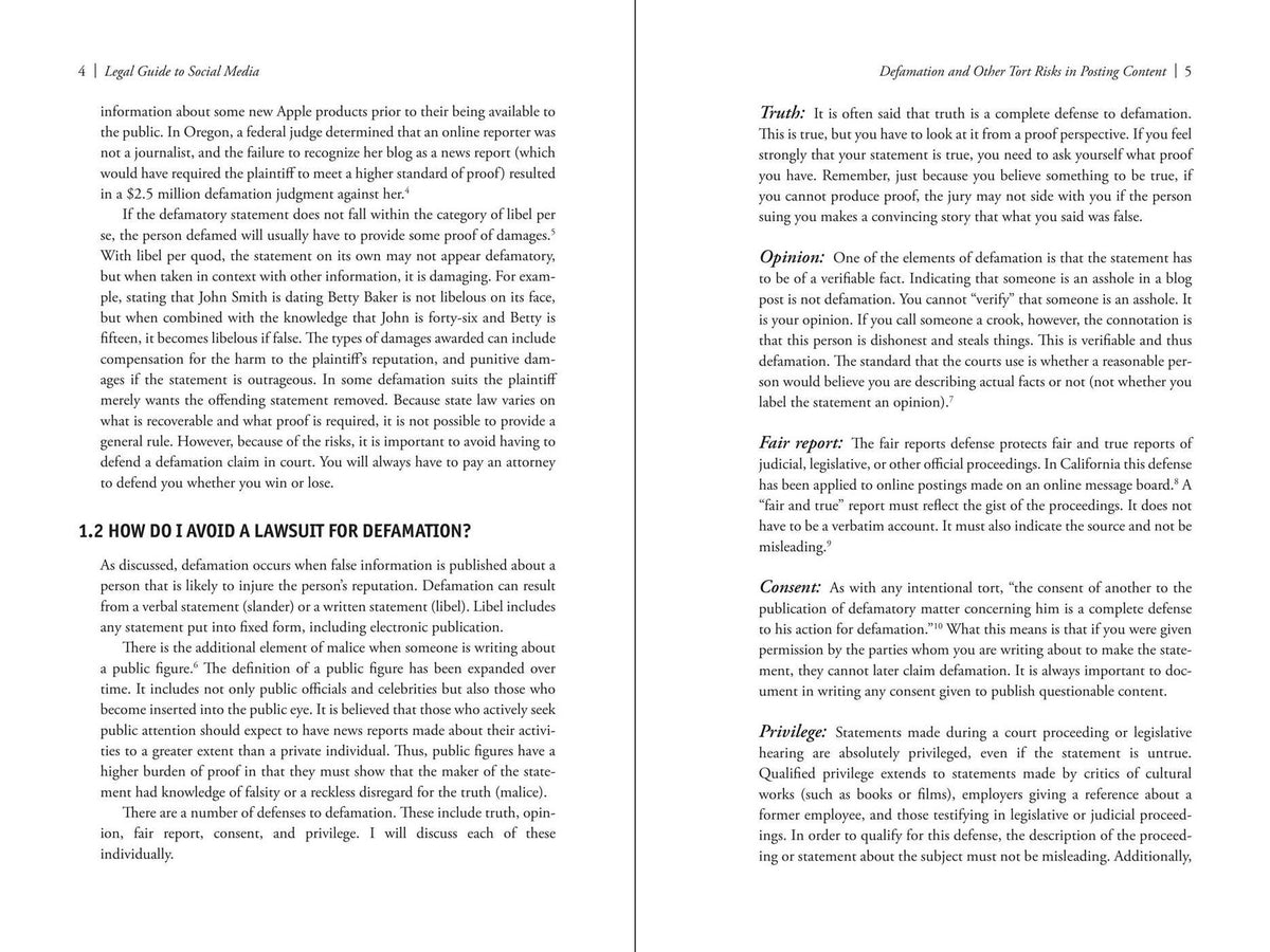 Legal Guide to Social Media, Second Edition: Rights and Risks for Businesses, Entrepreneurs, and Influencers