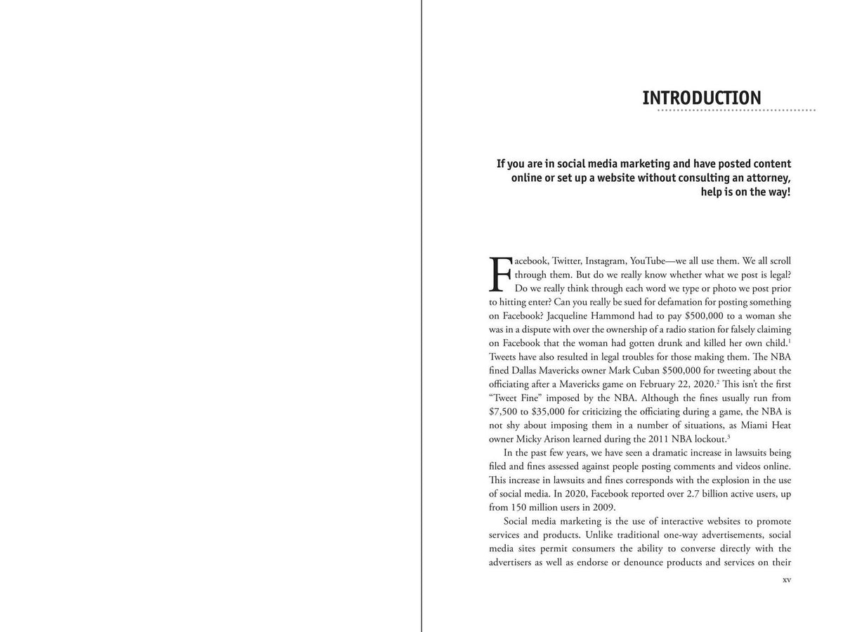 Legal Guide to Social Media, Second Edition: Rights and Risks for Businesses, Entrepreneurs, and Influencers