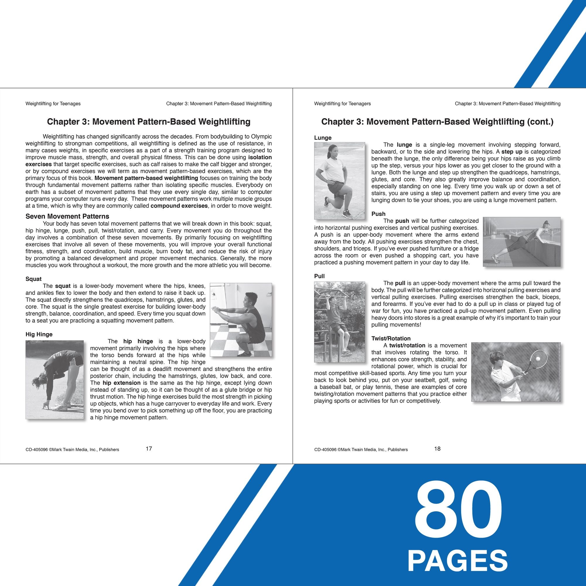 Weightlifting for Teenagers Workbook, Grades 6 - 12