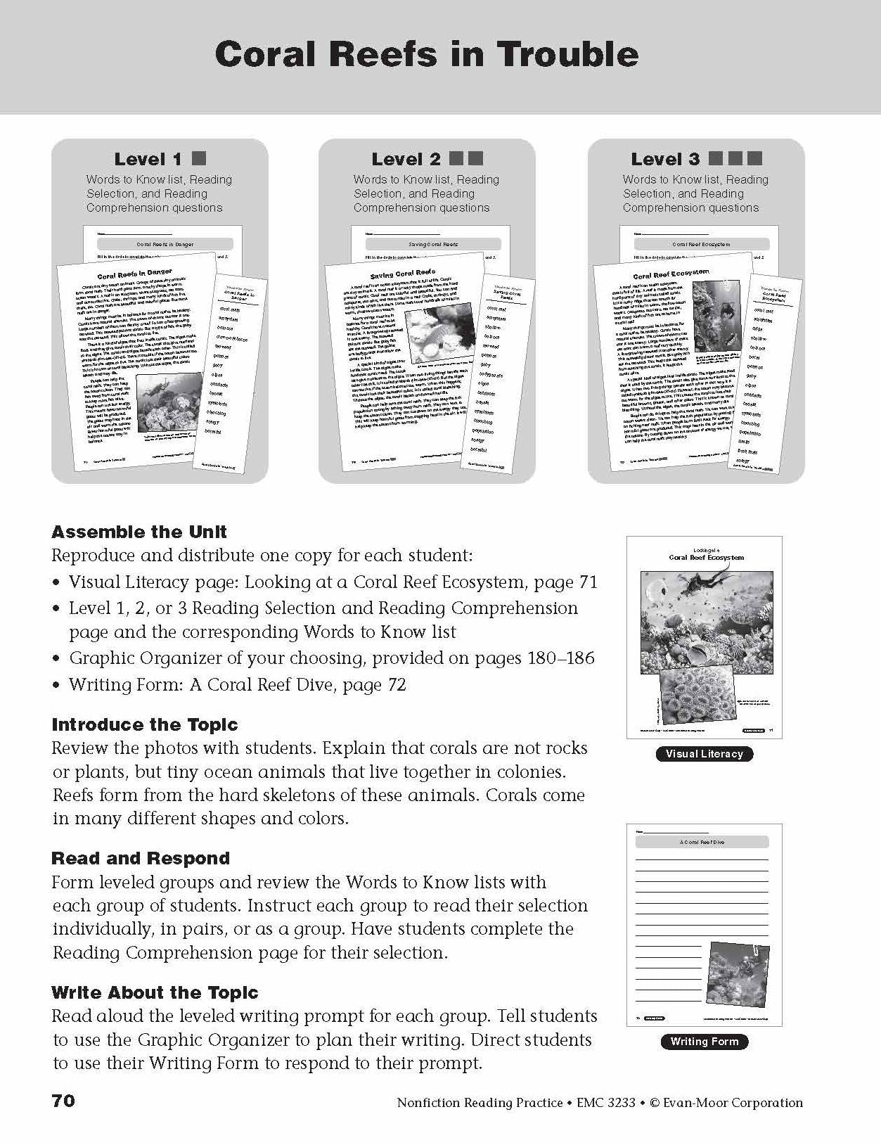 Nonfiction Reading Practice, Grade 3
