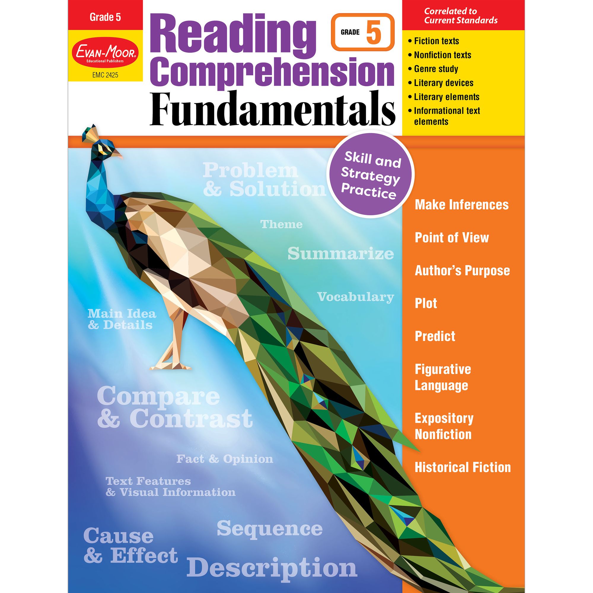 Reading Comprehension Fundamentals, Grade 5 Teacher Resource