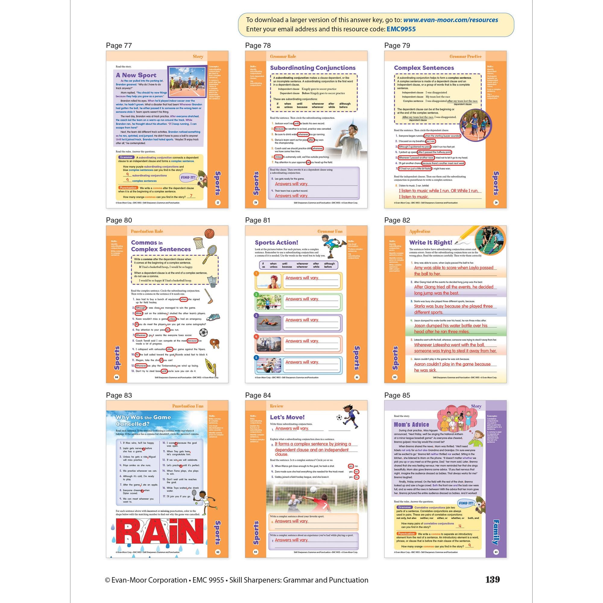 Skill Sharpeners: Grammar & Punctuation, Grade 5 Workbook