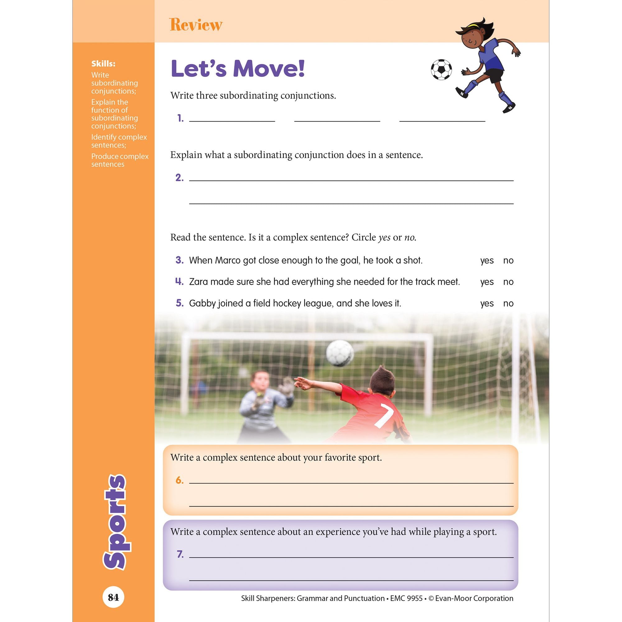 Skill Sharpeners: Grammar & Punctuation, Grade 5 Workbook