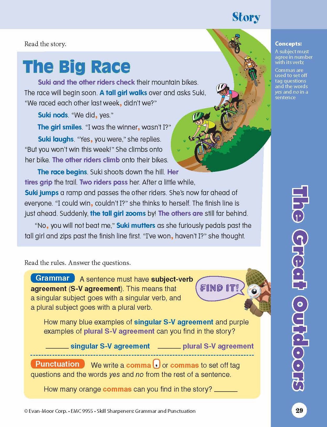 Skill Sharpeners: Grammar & Punctuation, Grade 5 Workbook