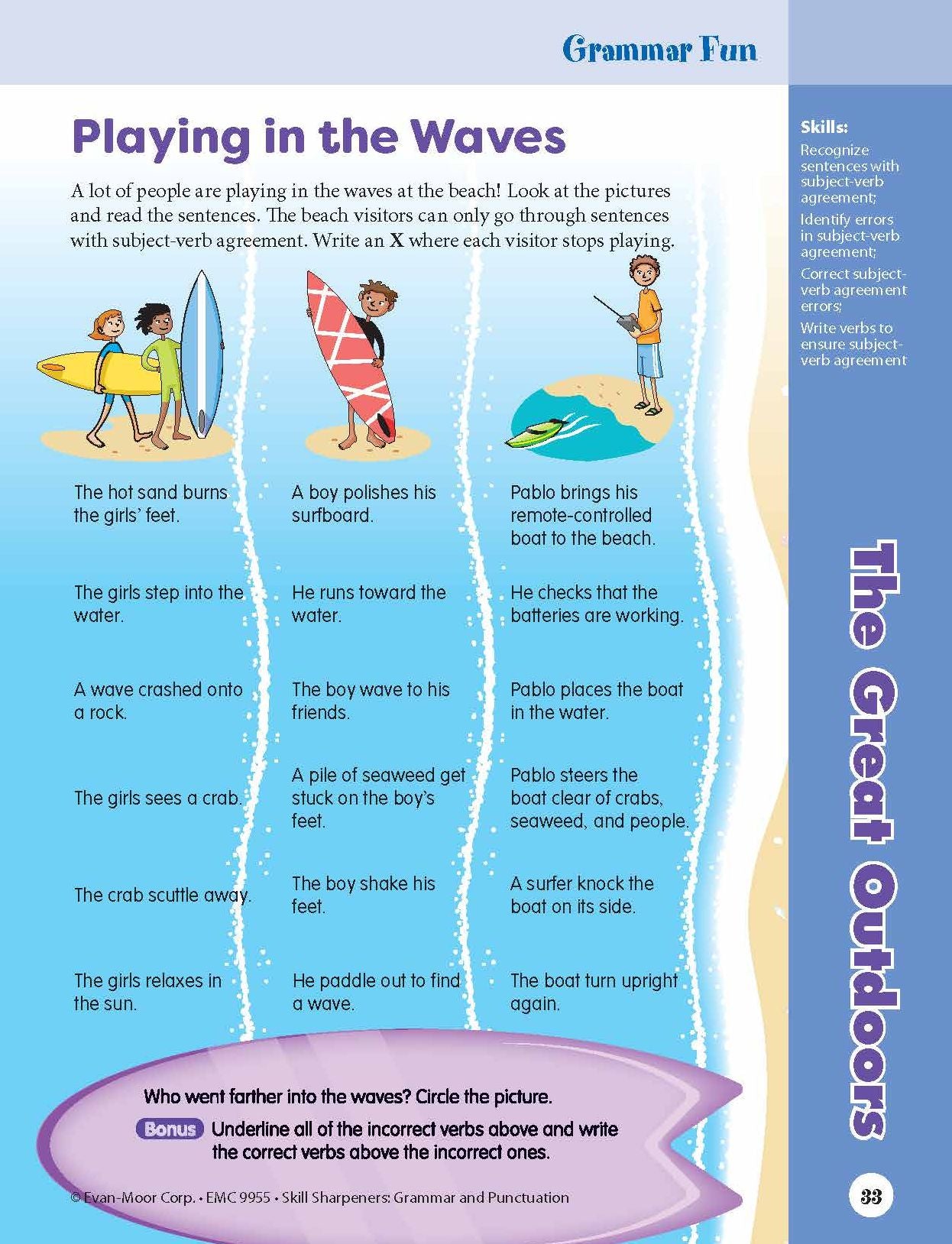 Skill Sharpeners: Grammar & Punctuation, Grade 5 Workbook