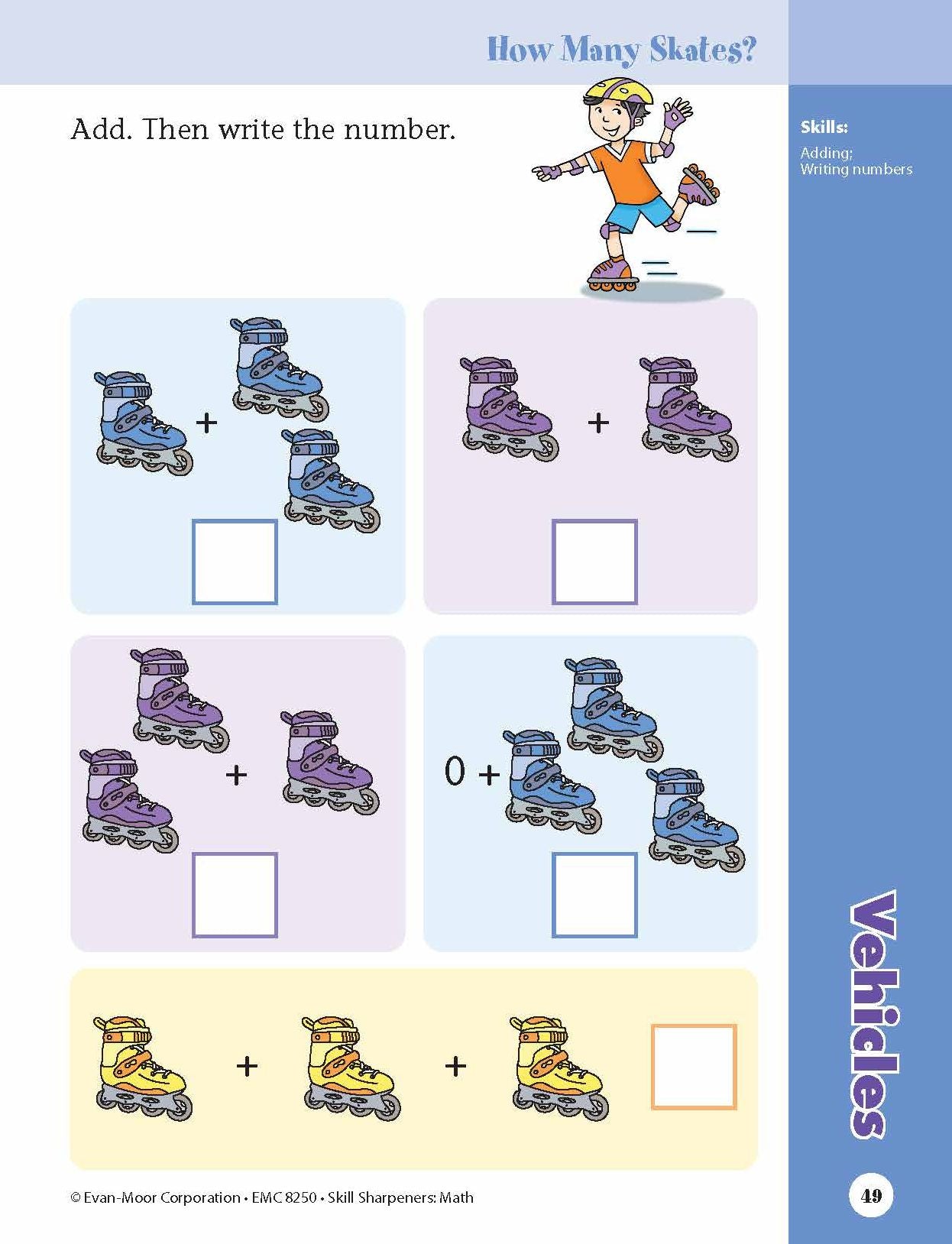 Skill Sharpeners: Math, Grade K
