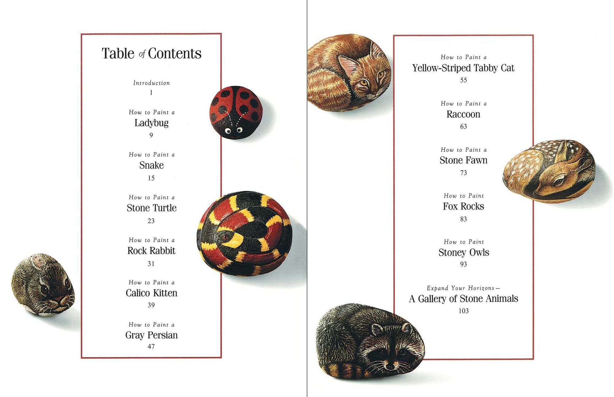 Rock Painting Animals: Step-by-Step Instructions, Techniques, and Ideas-20 Projects for Everyone!