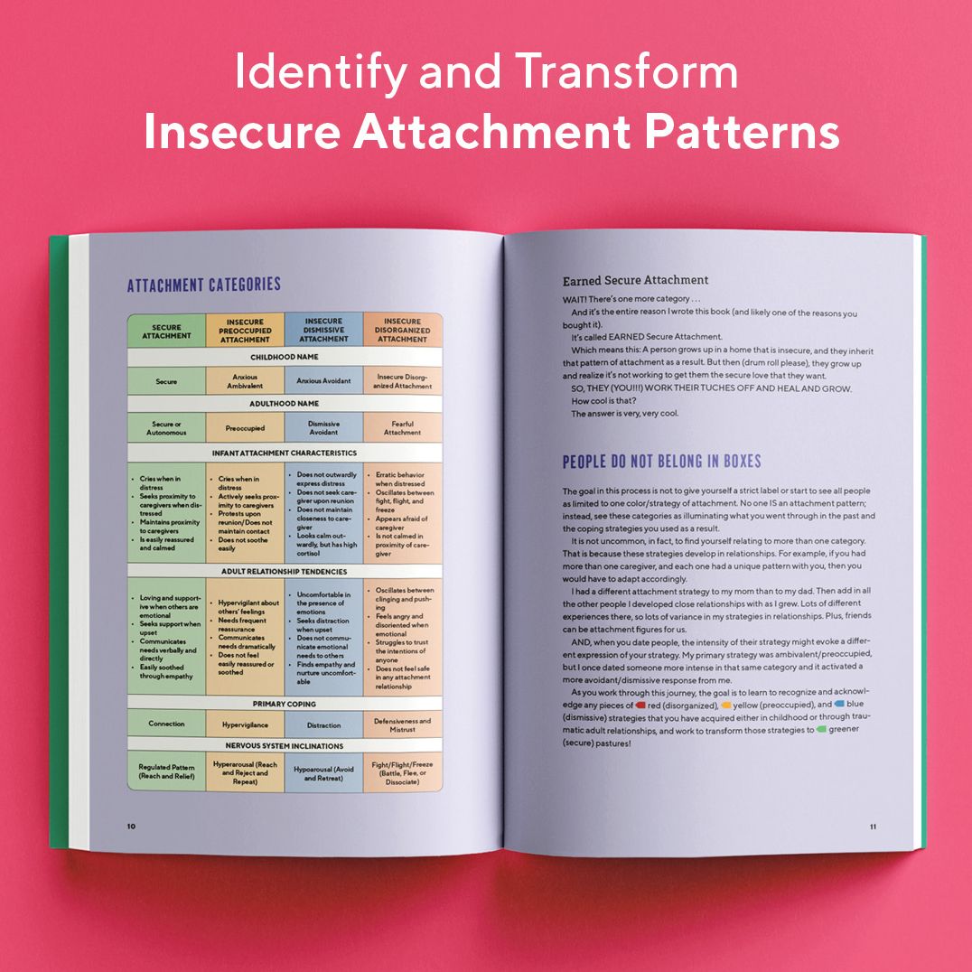 Securely Attached: Transform Your Attachment Patterns into Loving, Lasting Romantic Relationships (Attachment Workbook)
