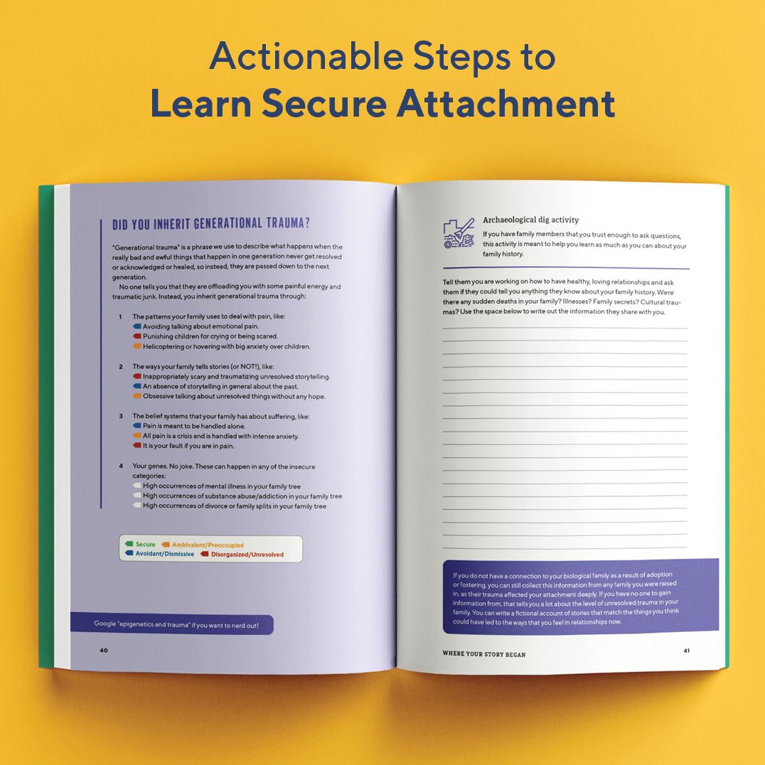 Securely Attached: Transform Your Attachment Patterns into Loving, Lasting Romantic Relationships (Attachment Workbook)