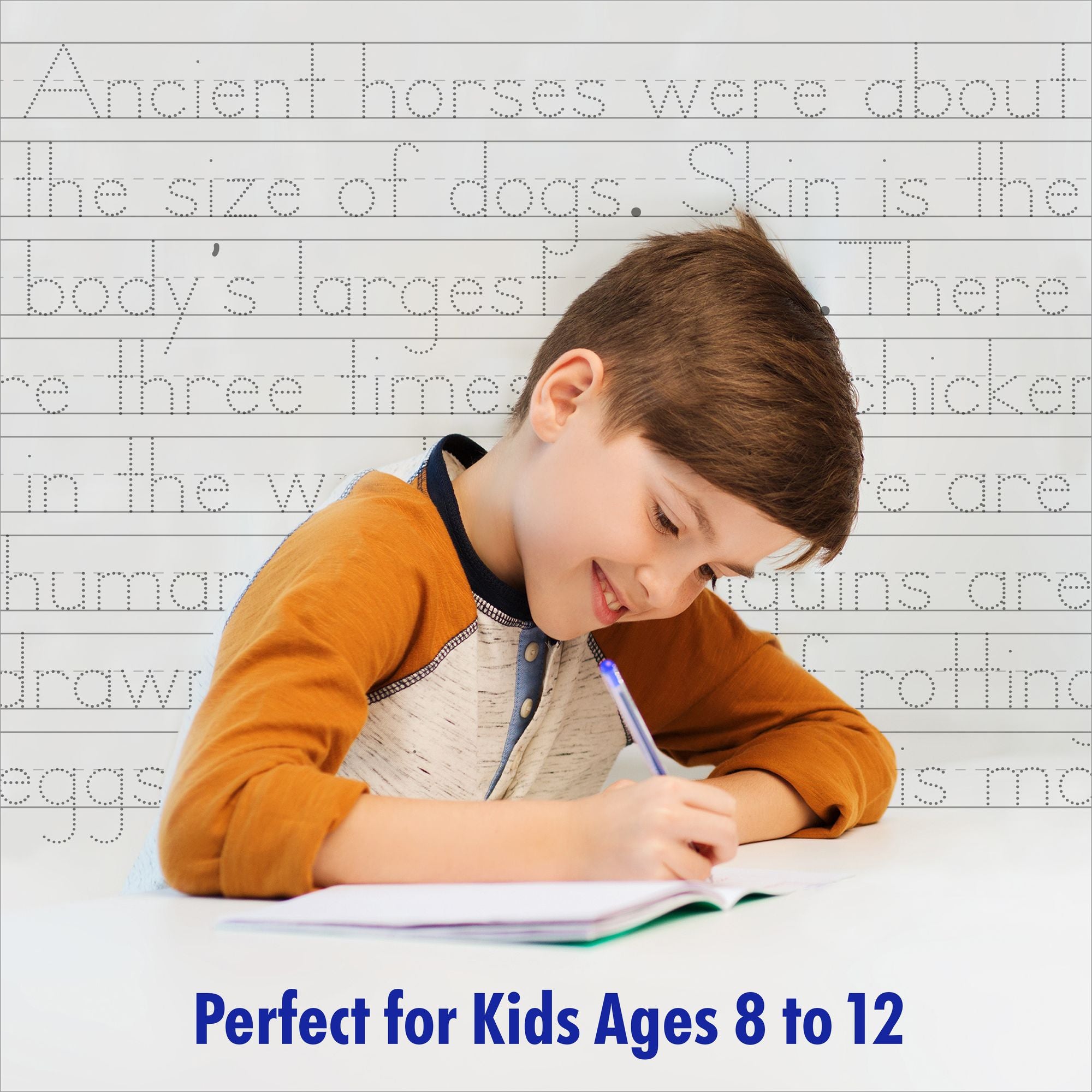 Print Handwriting Practice for Kids 8-12: 250 Awesome Fun Facts about Science, Animals, and History
