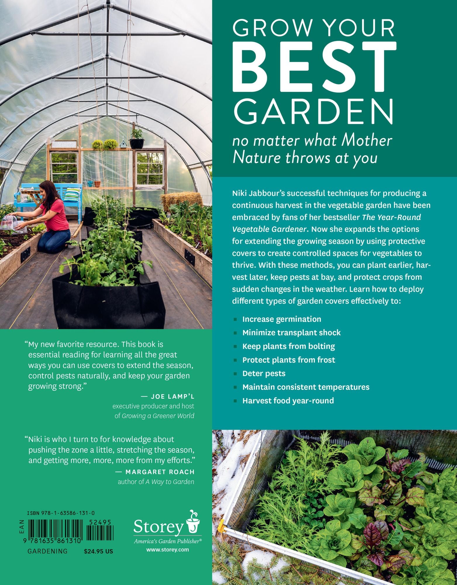 Growing Under Cover: Techniques for a More Productive, Weather-Resistant, Pest-Free Vegetable Garden