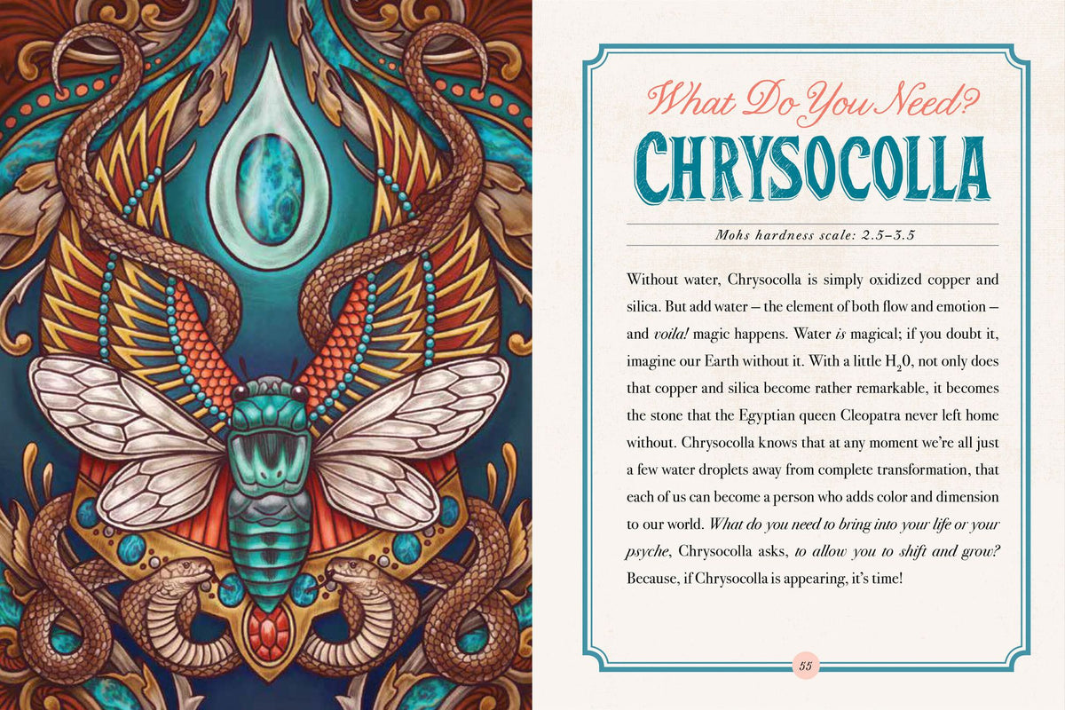 The Illustrated Crystallary: Guidance and Rituals from 36 Magical Gems & Minerals