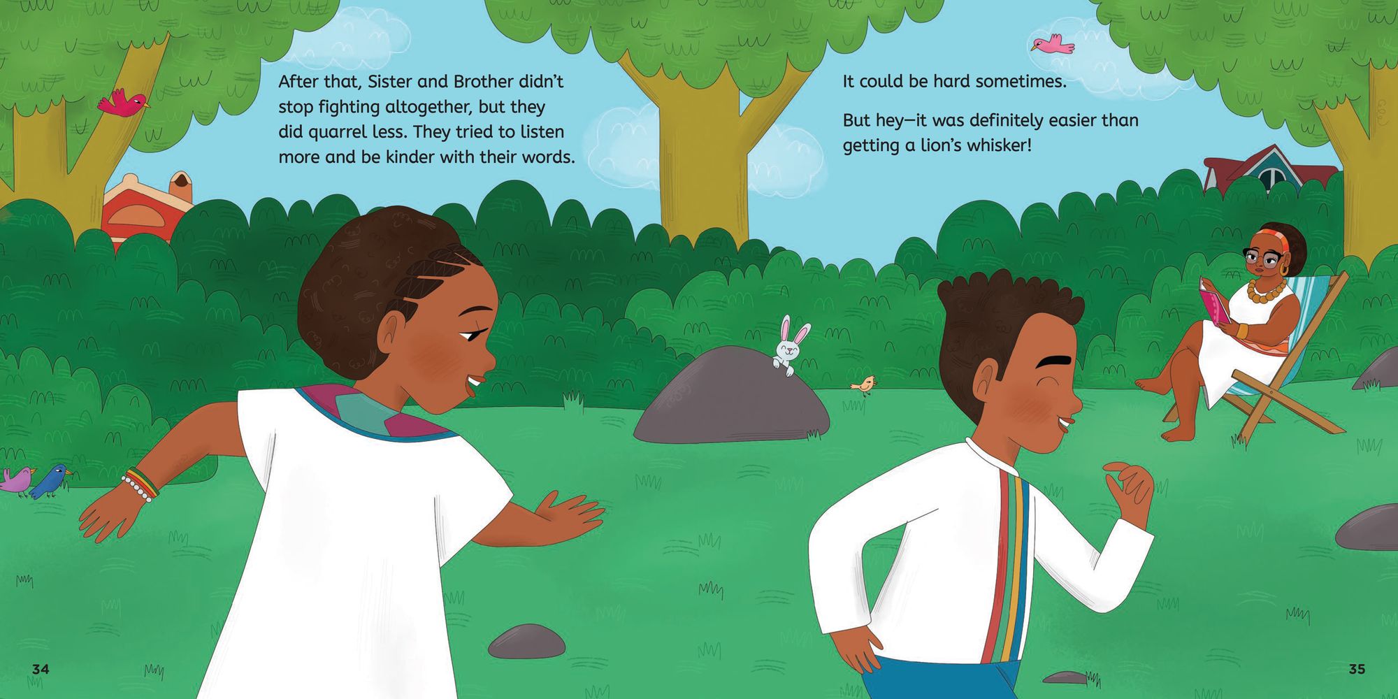 The Lion's Whisker: Sister and Brother Take On a Challenge Together; A Circle Round Book