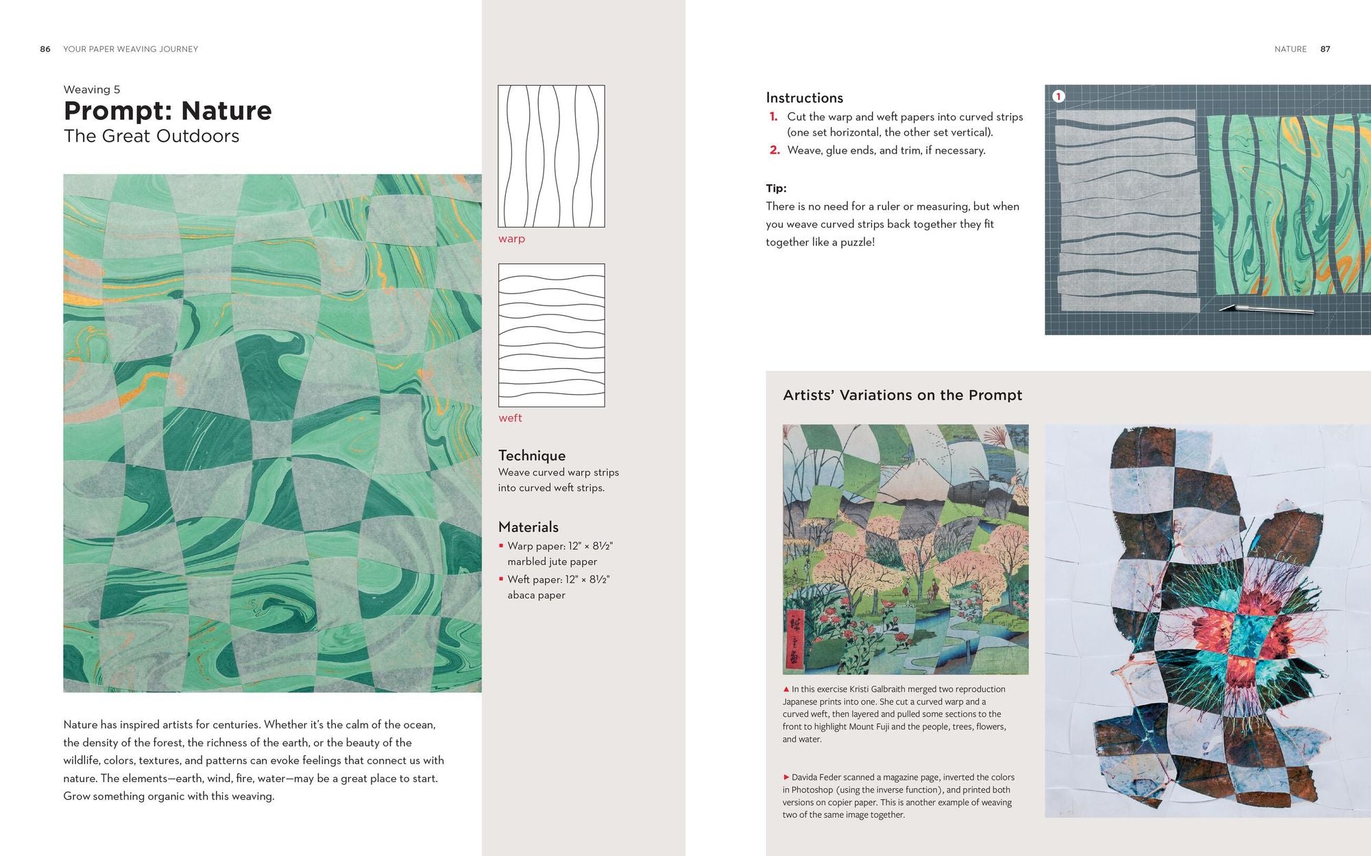 Weaving with Paper: 30 Projects to Expand Your Creativity with Inventive Techniques, Intriguing Prompts, and Inspiring Works of Art