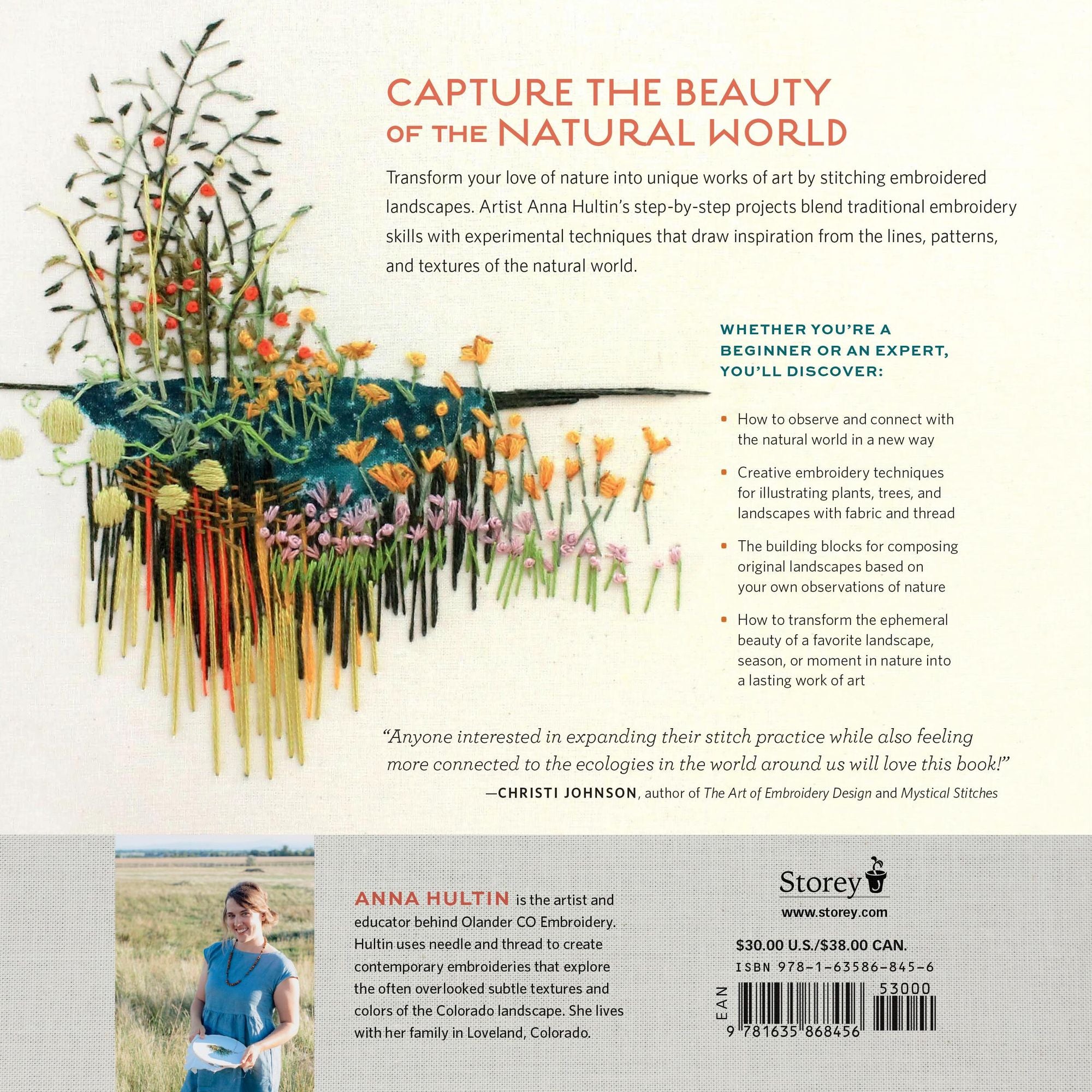 The Stitched Landscape: An Embroidery Field Guide to the Textures, Colors, and Lines of the Natural World