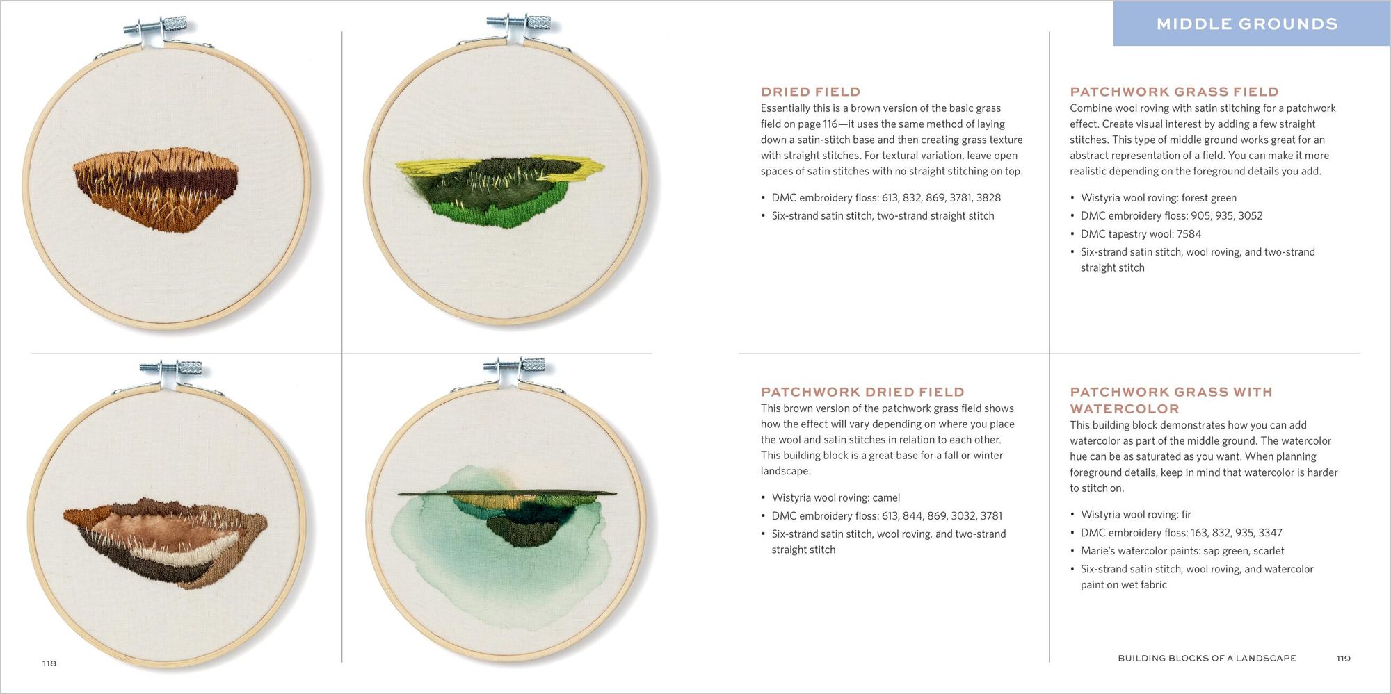 The Stitched Landscape: An Embroidery Field Guide to the Textures, Colors, and Lines of the Natural World