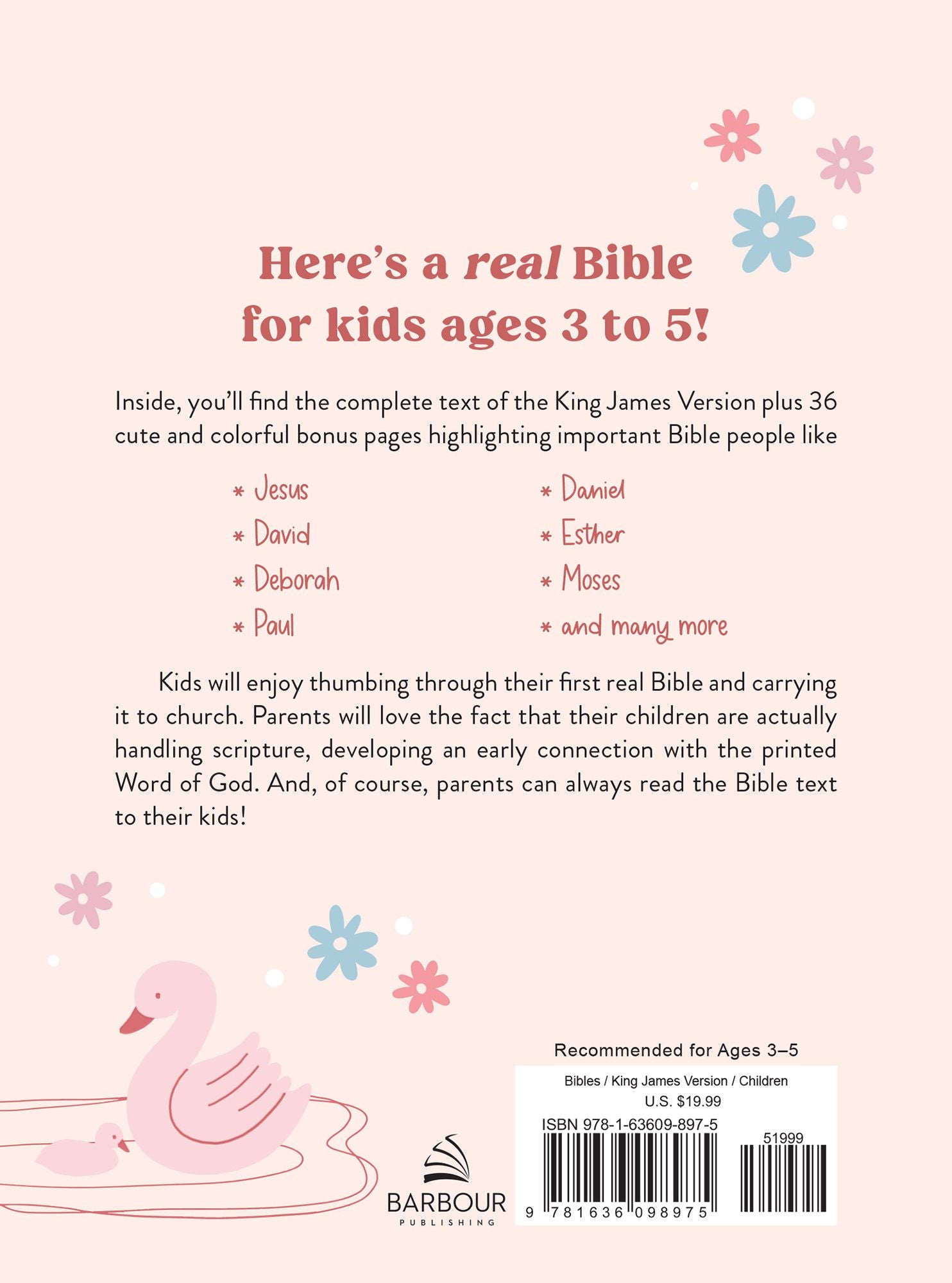 My First Real Bible (girls' cover): King James Version