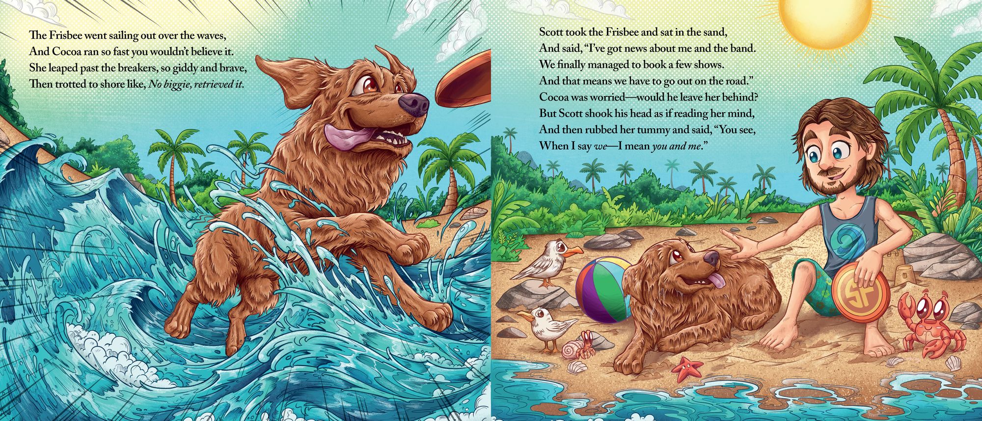Cocoa the Tour Dog: A Children's Picture Book