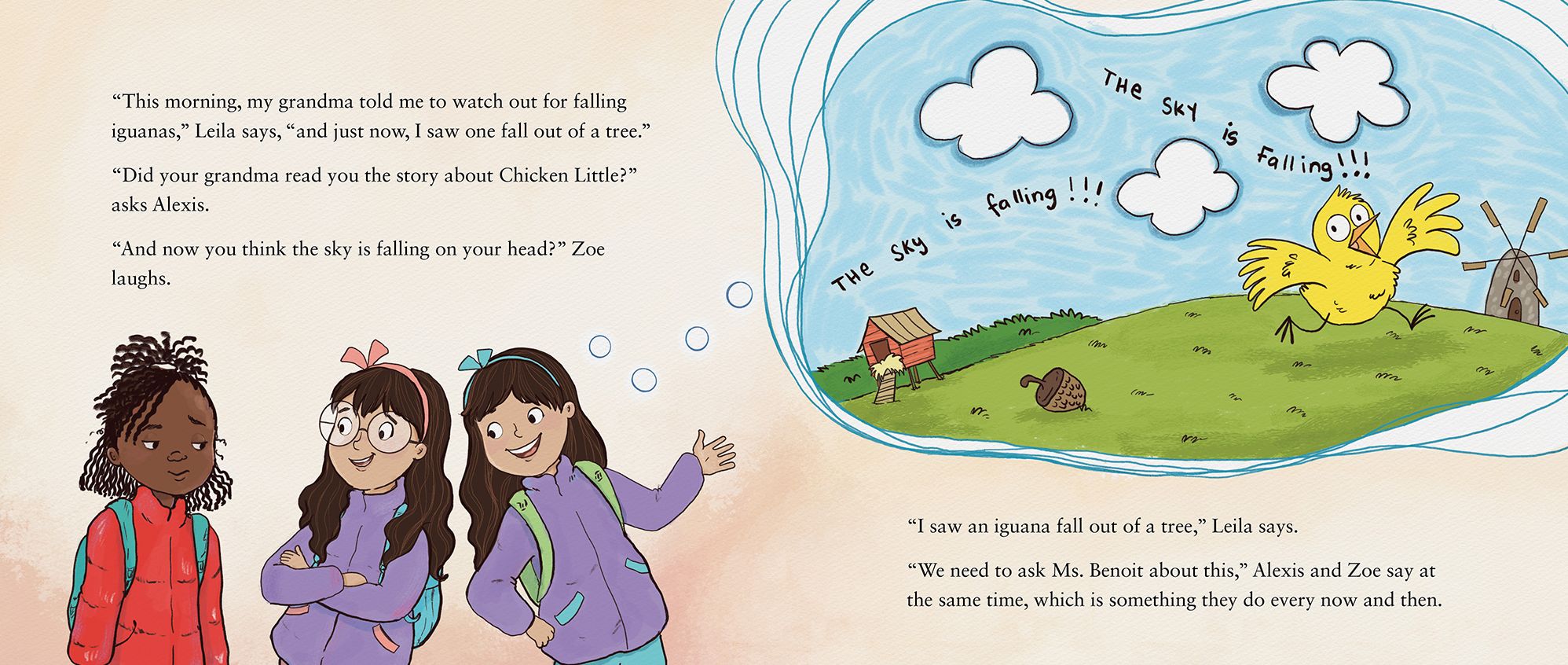 Watch Out for Falling Iguanas: A Children's Picture Book