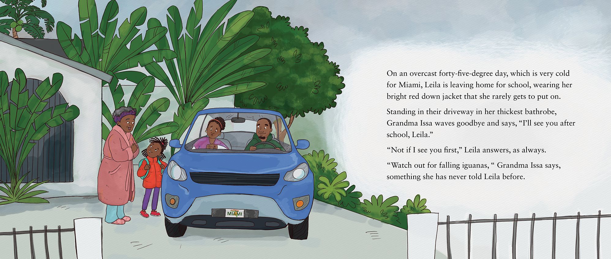 Watch Out for Falling Iguanas: A Children's Picture Book