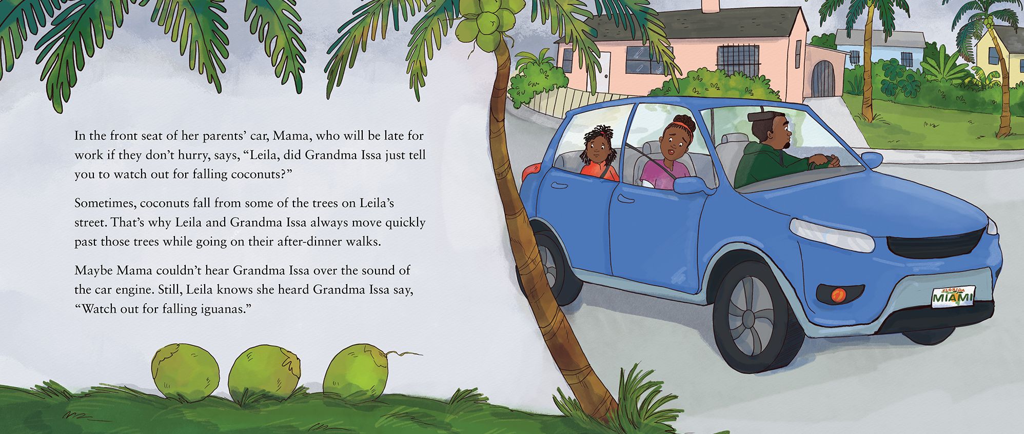 Watch Out for Falling Iguanas: A Children's Picture Book
