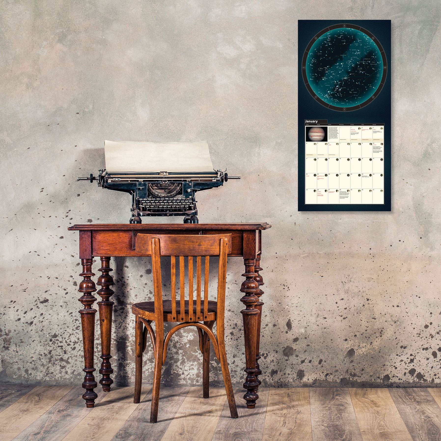 2026 A Year of the Night Sky Wall Calendar