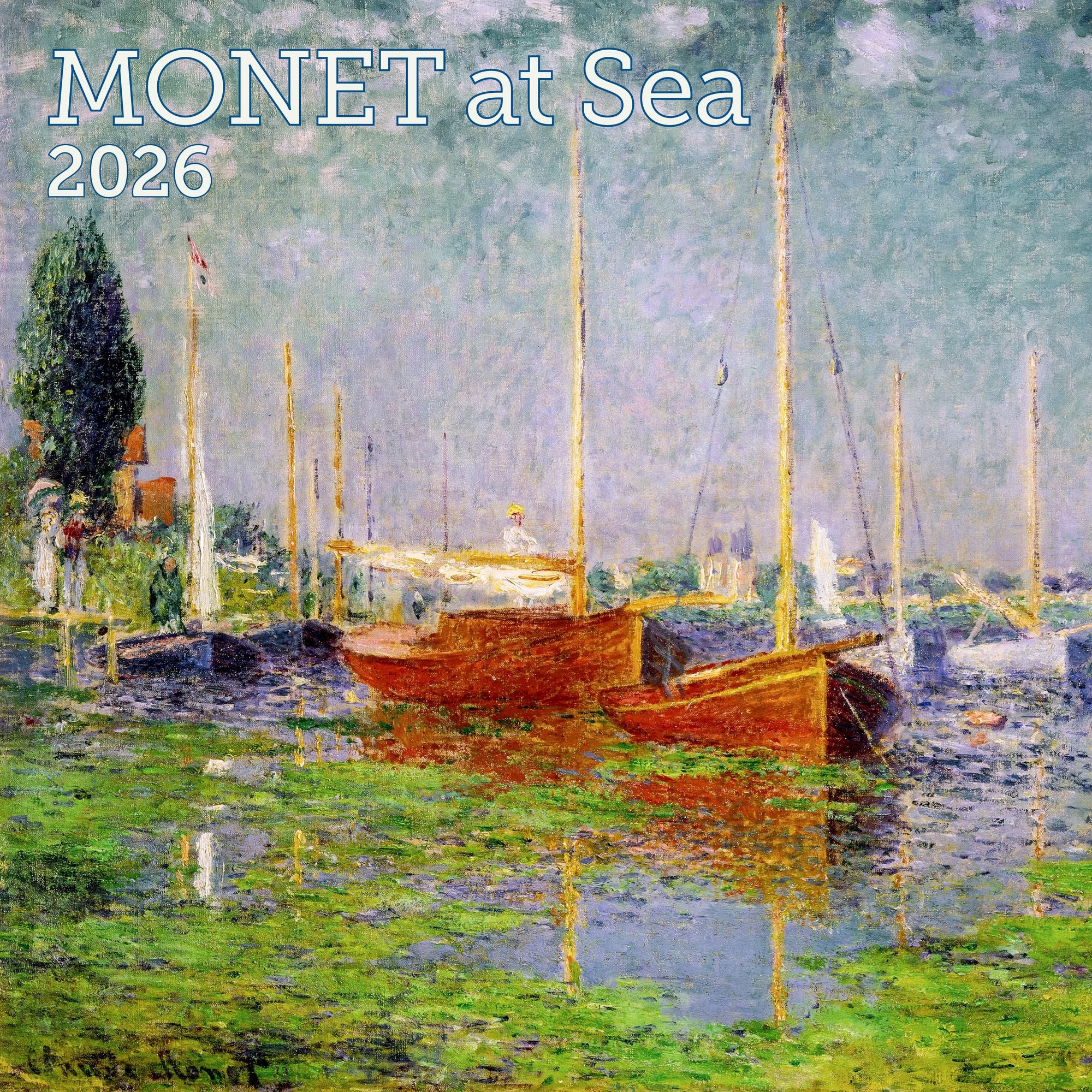 2026 Monet at Sea Wall Calendar