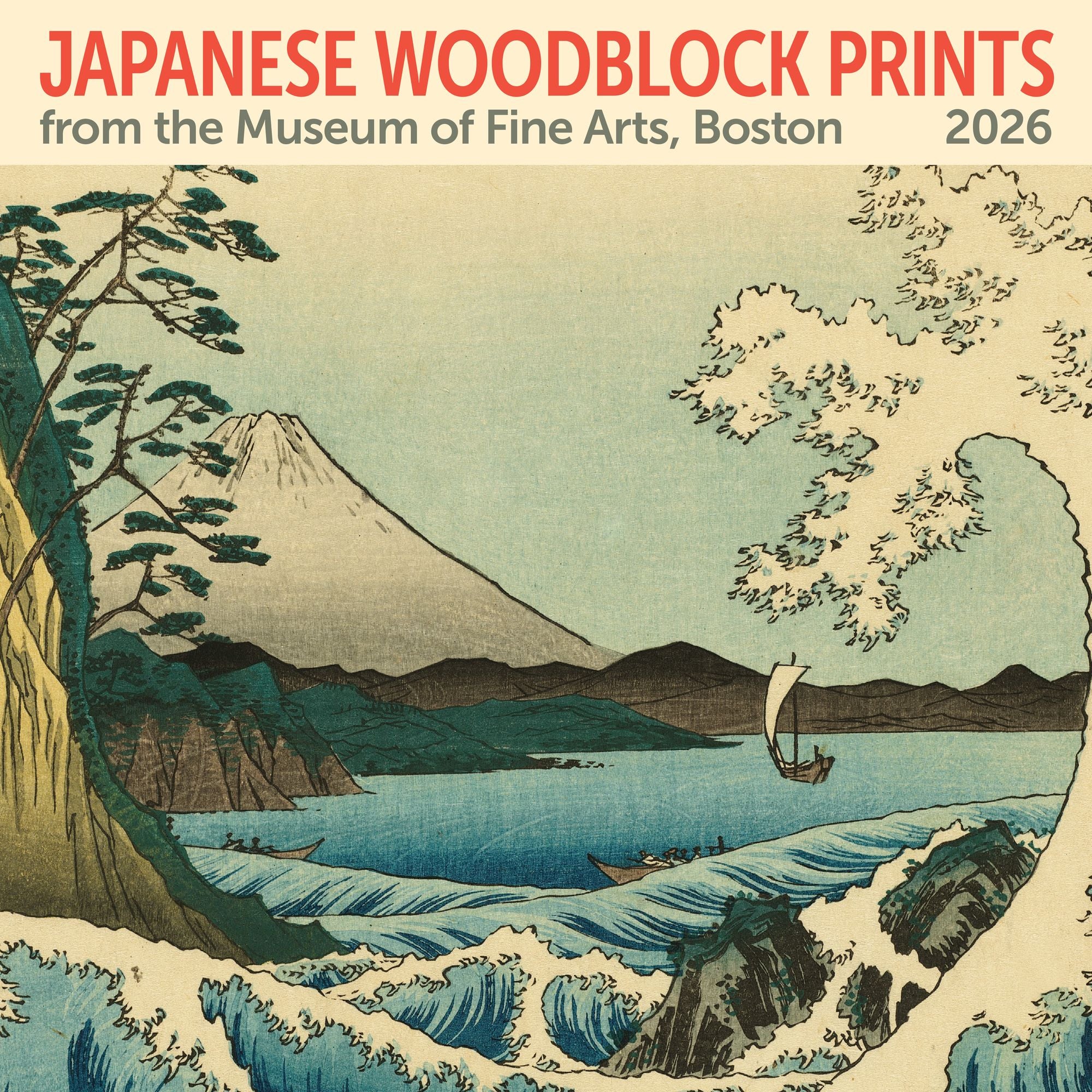 2026 MFA Boston Japanese Woodblock Prints Mini Wall Calendar