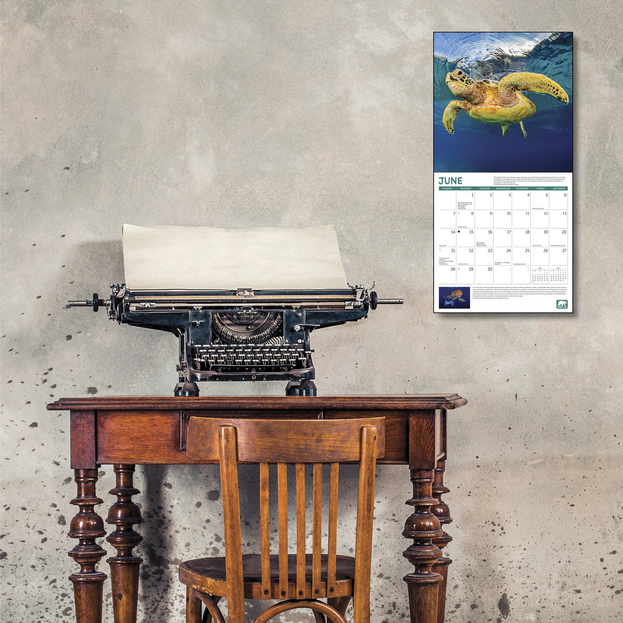 2026 Project Green Wall Calendar