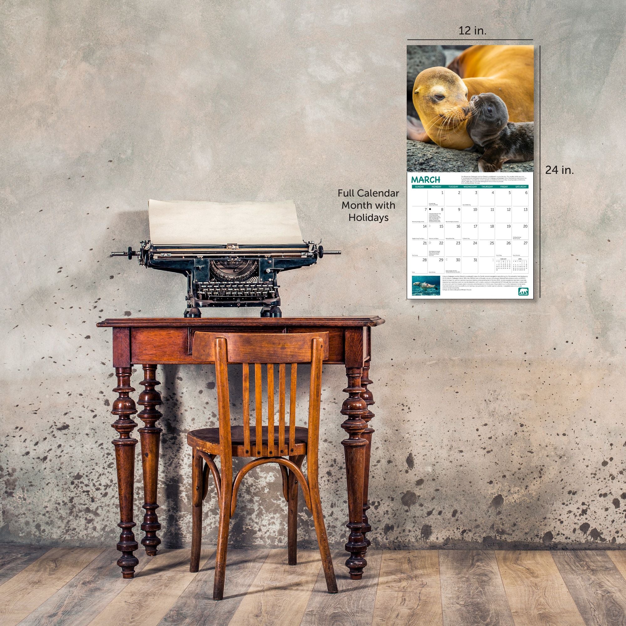 2027 Project Green Wall Calendar