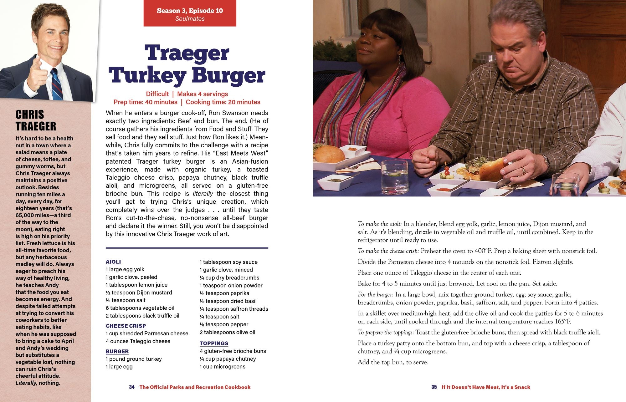 The Parks and Recreation: Official Cookbook