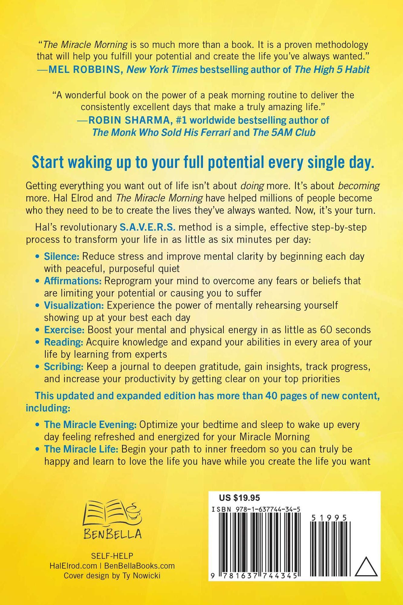 The Miracle Morning (Updated and Expanded Edition): The Not-So-Obvious Secret Guaranteed to Transform Your Life (Before 8AM)