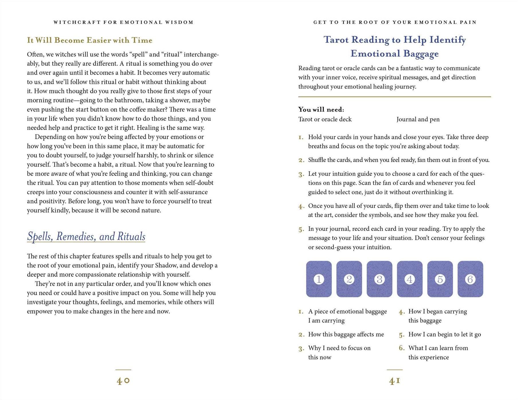 Witchcraft for Emotional Wisdom: Spells, Rituals, and Remedies for Healing