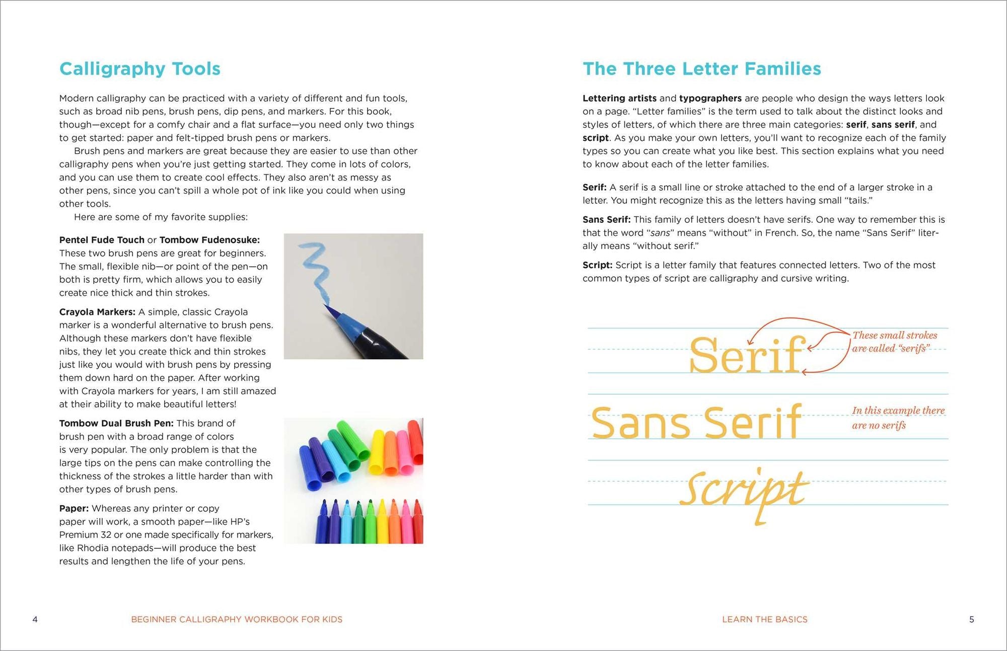Beginner Calligraphy Workbook for Kids: Easy, Step-by-Step Practice