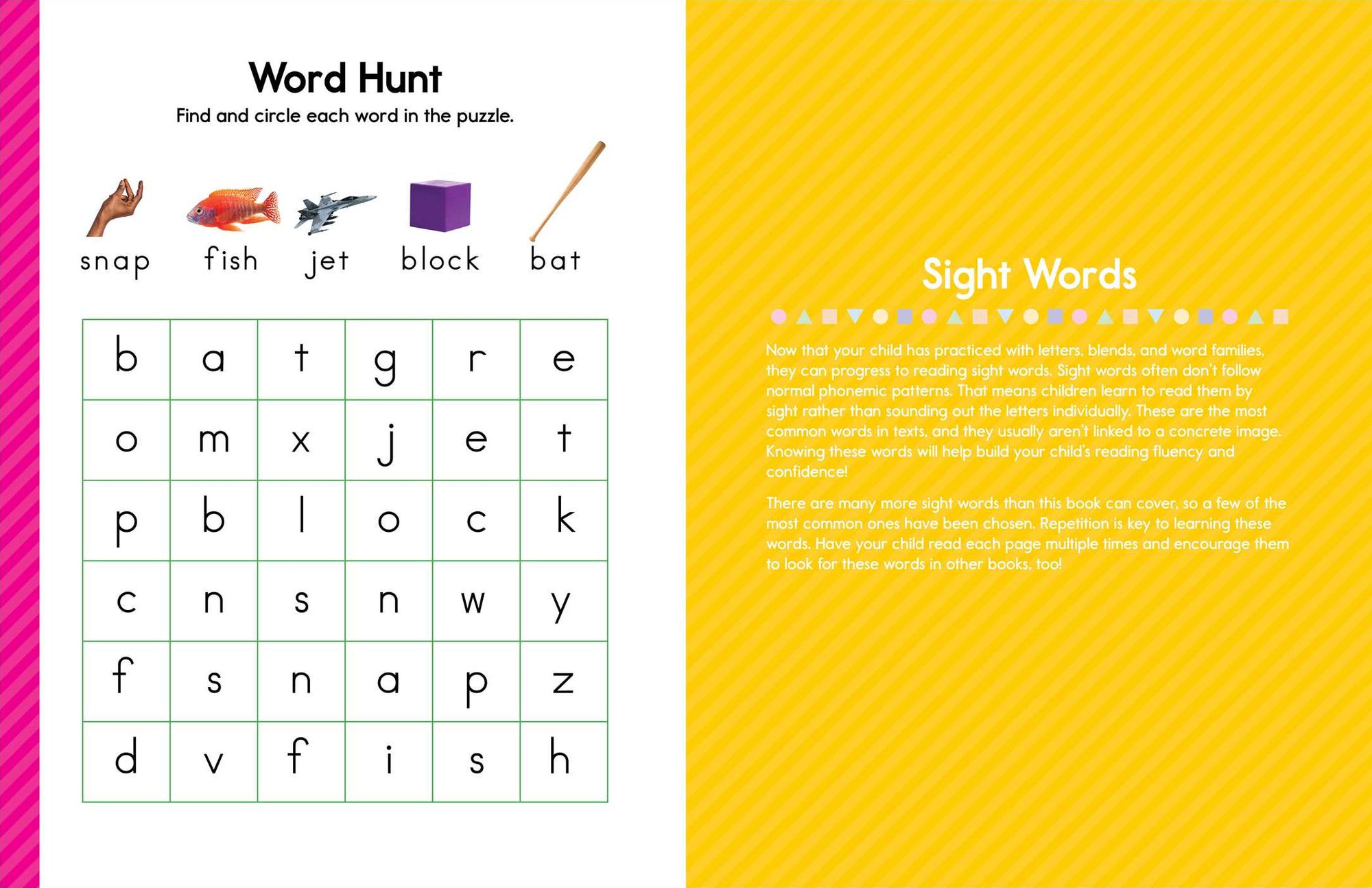 My First Learn-to-Read Preschool Workbook: Practice Pre-Reading Skills with Phonics, Sight Words, and Simple Stories!