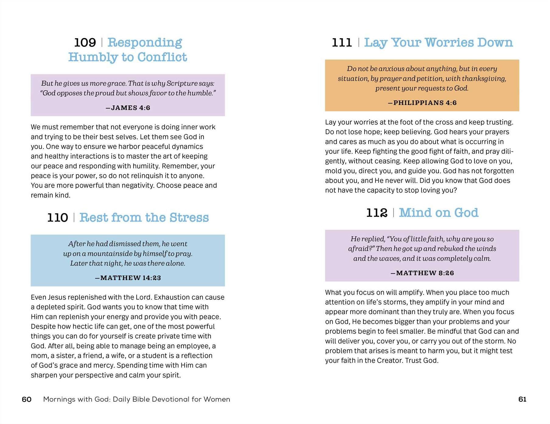 Mornings With God: Daily Bible Devotional for Women: 365 Devotions to Inspire Your Day