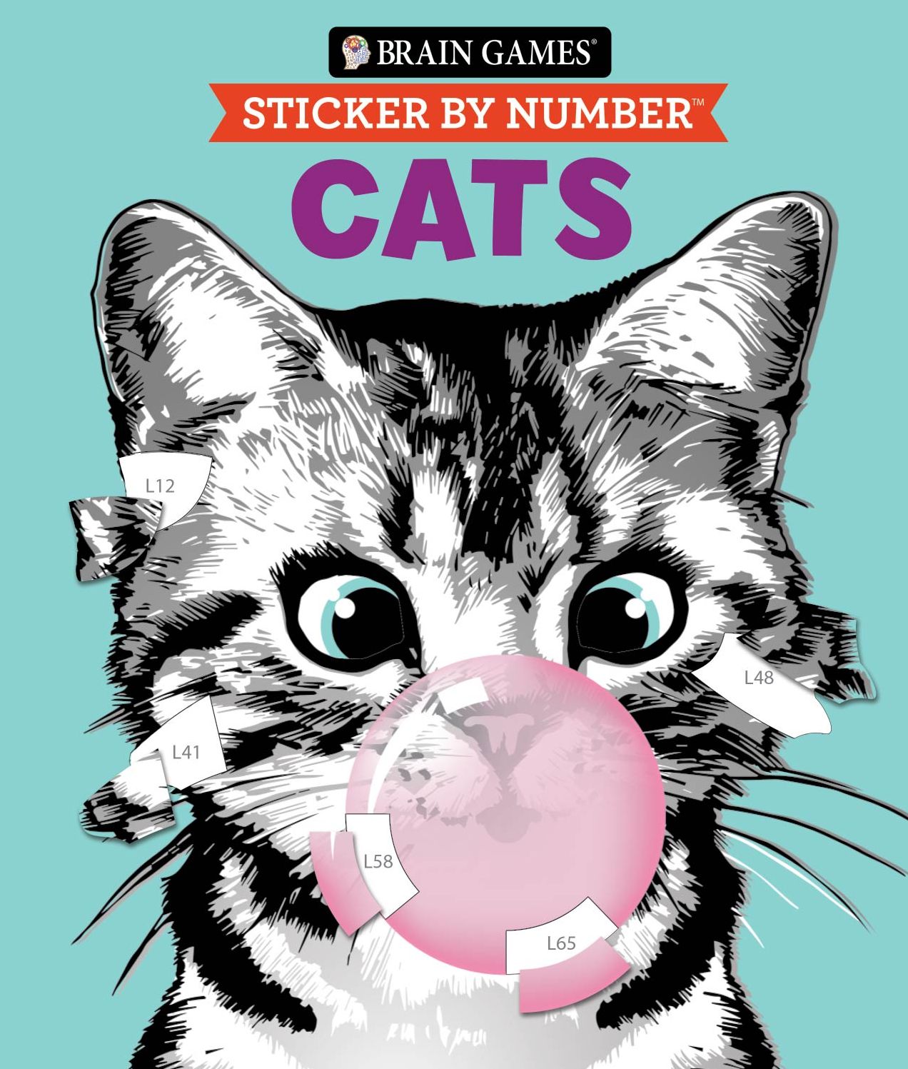 Sticker By Number Cats
