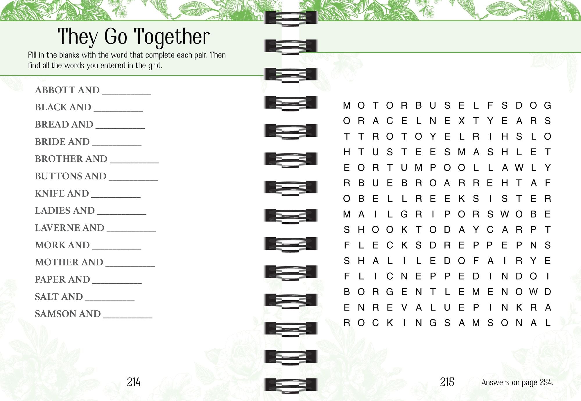 Mini Brain Games Stress Free Word Search