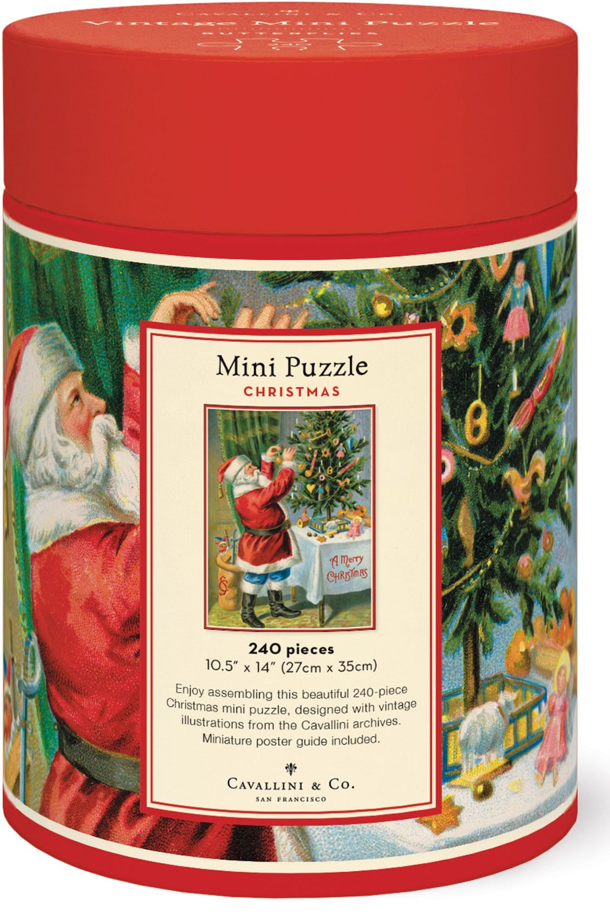 Christmas Santa Mini Puzzle 240 Pc