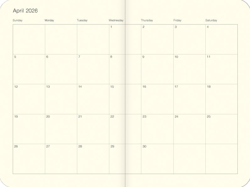 2026 Cavallini Birds Weekly Planner