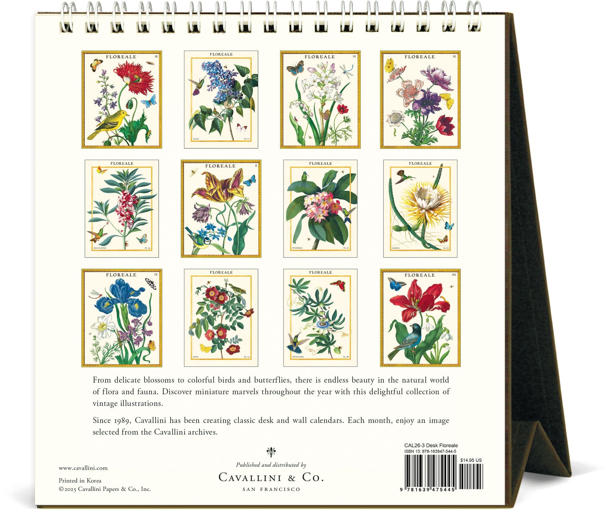 2026 Floreale Desk Calendar