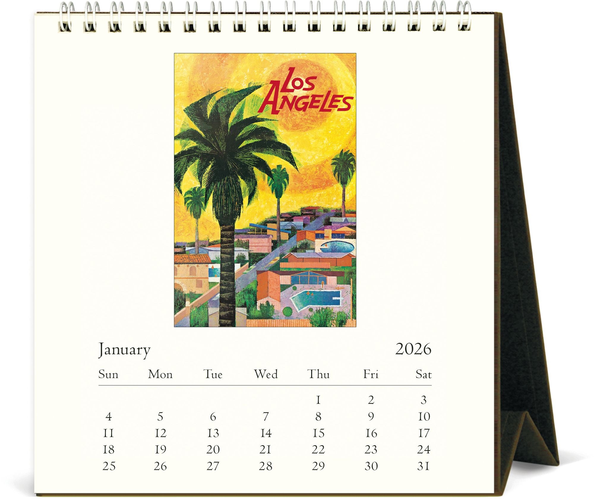 2026 Cavallini California Desk Calendar