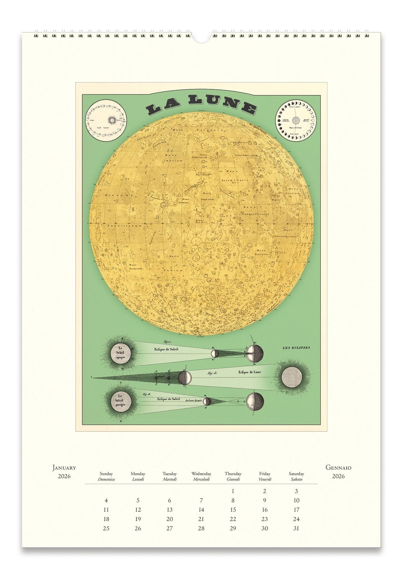 2026 Astronomy Wall Calendar